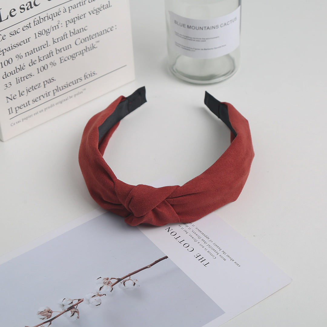 Wholesale Suede Wide Edge Headband